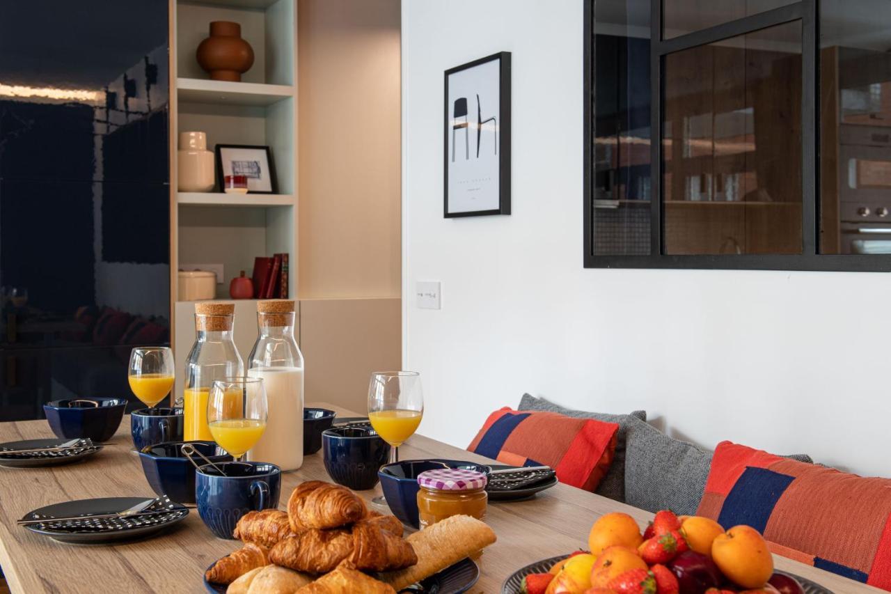 New - Appt Style Le Corbusier Avec Balcon - 8 Pers Apartment ปารีส ภายนอก รูปภาพ