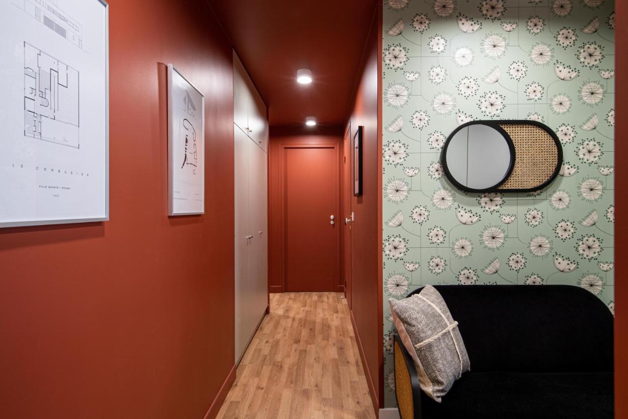 New - Appt Style Le Corbusier Avec Balcon - 8 Pers Apartment ปารีส ภายนอก รูปภาพ