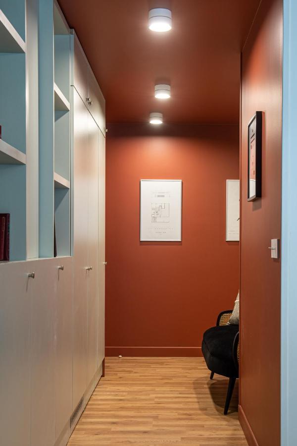 New - Appt Style Le Corbusier Avec Balcon - 8 Pers Apartment ปารีส ภายนอก รูปภาพ