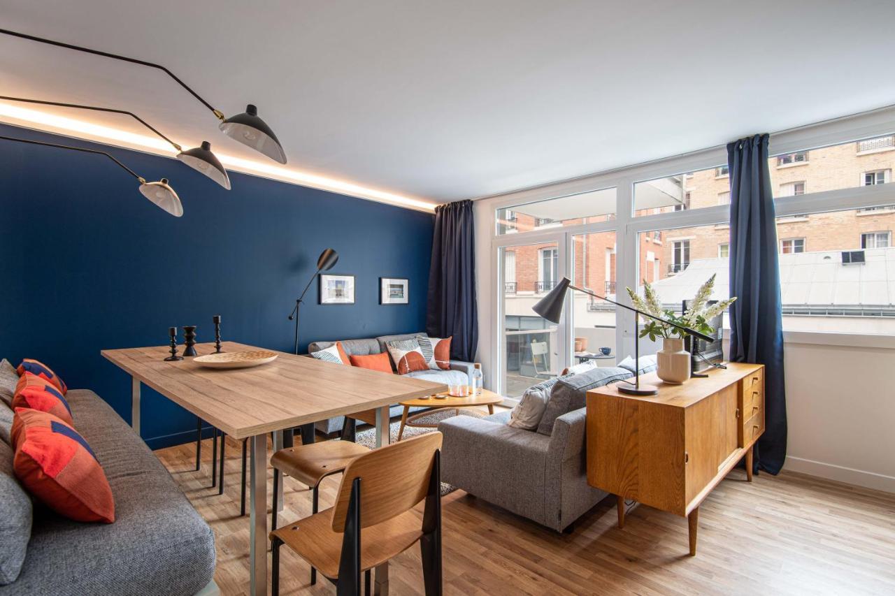 New - Appt Style Le Corbusier Avec Balcon - 8 Pers Apartment ปารีส ภายนอก รูปภาพ