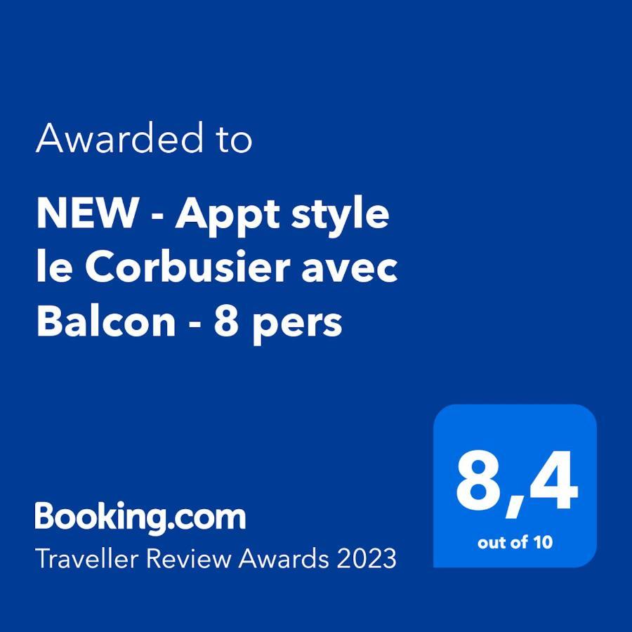 New - Appt Style Le Corbusier Avec Balcon - 8 Pers Apartment ปารีส ภายนอก รูปภาพ